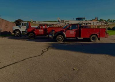 Aune Well Drilling Trucks